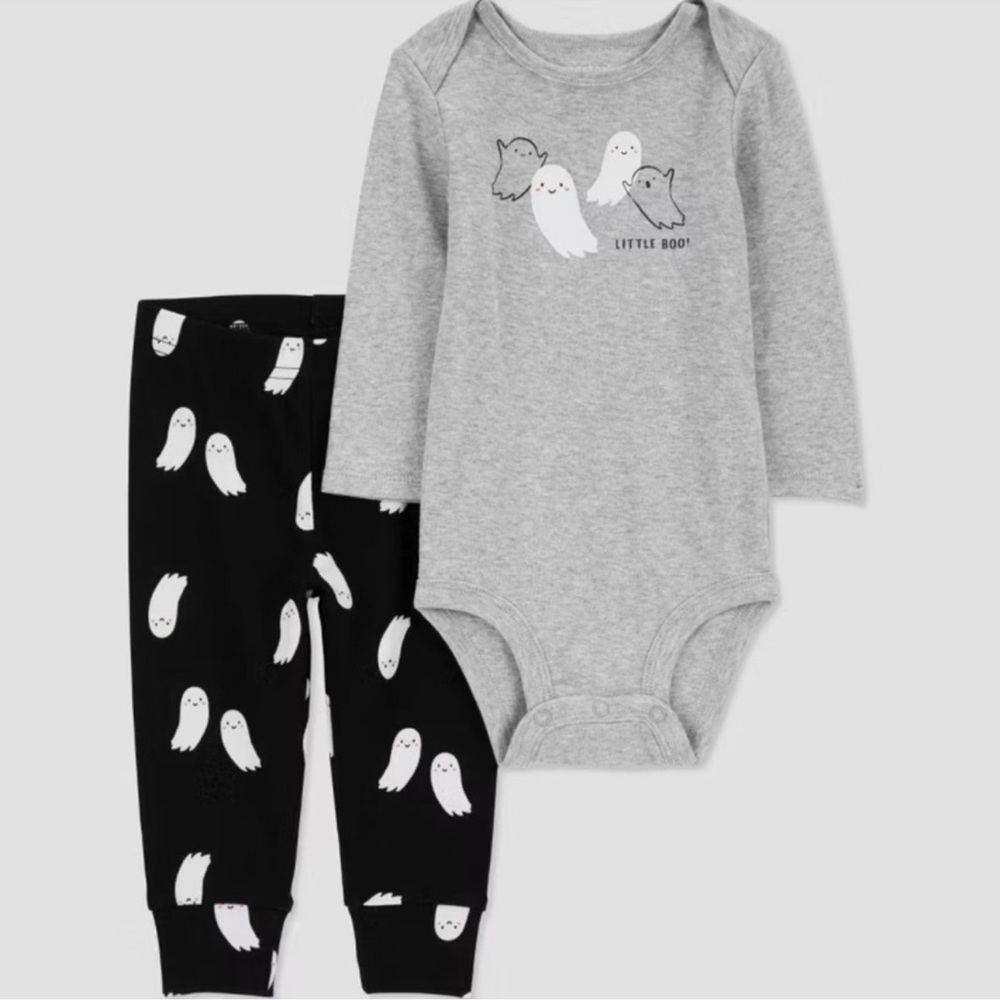 Carters Little Boo ghost  kids  2 piece set